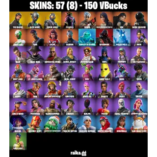 [PC/PSN/XBOX] — 57 Skins | The Reaper, Elite Agent, Dark Voyager, Take The L | 21 EX | 150 VB | FA