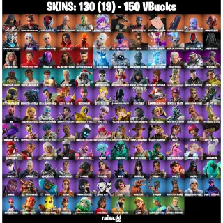 [PC/PSN/XBOX] — 130 Skins |Valeria, Ronin (Cape), Ascension Nezumi | 35 EX | 150 VB | FA