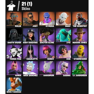 [PC/PSN/XBOX] - 21 Skins - 1450 VB 