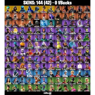 🎮 Fortnite Account — Wonder 💜 ,IKONIK ❤️ , Honor Guard | 144 Skins | Scenario | [PC] 