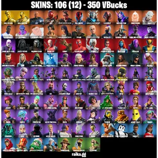 🎮 Fortnite Account – Gold Midas  | Harbinger Omegarok  | 106 Skins | 45 EX