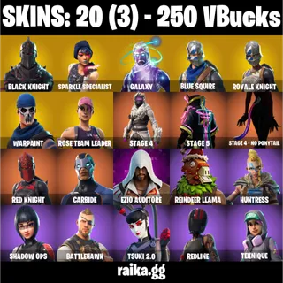 🎮 Fortnite OG STW Account – [20 Skins] | [PC/PSN/XBOX] |  Black Knight | Galaxy | Sparkle Specialist | Floss | FA 