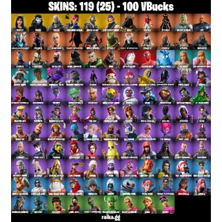 [PC/PSN/XBOX] — 119 Skins | Clutch, Grind, Havoc, Explorer Emilie | 48 EX 