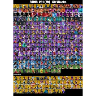 🎮 Fortnite Account – 251 Skins | Gold Midas | Mandalorian | Lara Croft | Chun-Li | Ghost Face | Mogul Master | Green Arrow | FA