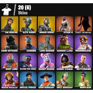 [20 Skins] | [PC/PSN/XBOX] | The Reaper 💎 Elite Agent 💎 Rogue Agent 💎 Fresh 💎 Take The L | FA ✅