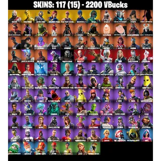 🎮 Fortnite OG STACKED Account – 117 Skins | PC/PSN/XBOX | Kratos | Red Knight | Reflex | Warpaint | Leviathan Axe  | FA ⚡