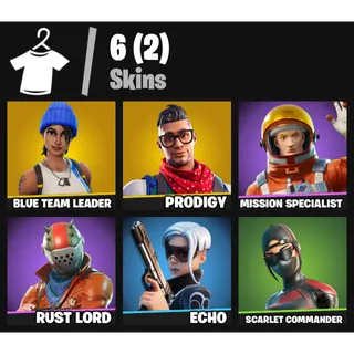 [6 Skins] | [PC/XBOX] | Blue Team Leader 💎 | Take The L 🔥 | Prodigy | Star Wand | FA ✅