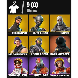 [9 Skins] | [PC/PSN/XBOX] | The Reaper 💎 Elite Agent 💎 Take The L 💎 Orange Justice 💎 Rogue Agent | FA ✅