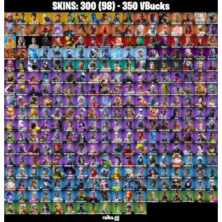  [PC]  — 300 Skins | Polo Prodigy, Andromeda, Full Recon | Vivi Chroma + Rainbow Racer | Xander + Lina Scorch | 97 EX | FA 