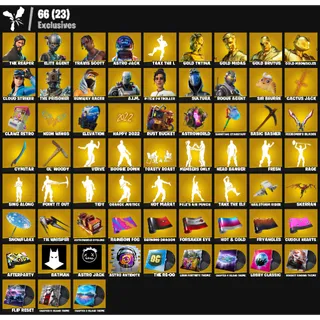 🎮 Fortnite OG STACKED Account – 316 Skins 💎 | Travis Scott 💎 | Astro Jack 💎 | Take The L 💎 | The Reaper 💎 | FA ✅