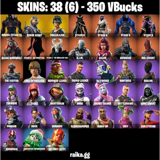 🎮 Fortnite OG Account – 38 Skins | PC/PSN/XBOX | Omega Max | Luke Skywalker | Red Knight | Star Wars Collab ⚡