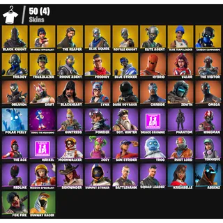 [50 Skins] | [PC/XBOX] | Black Knight 💎 Sparkle Specialist ✨| The Reaper ✨| Take The L ✨| Mako ✨| FA ✅