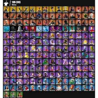 🎮 Fortnite OG STACKED Account – 185 Skins | PC/PSN/XBOX | The Reaper ⚡ Blue Squire | Royale Knight | STW Super Deluxe | FA ✅