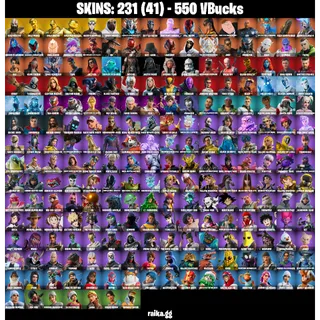 🎮 Fortnite Account – [231 Skins] | [PC/PSN/XBOX] |  Gold Kratos, Midas  | Naruto | Lara Croft (Gold Anniversary)| 114 EX 💎