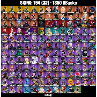 🎮 Fortnite Account – [154 Skins] | [PC/PSN/XBOX] |  The Reaper  | Take The L  | 1350 VB 💰 | 45 EX | FA + EC ✅ 