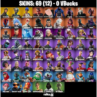 🎮 Fortnite OG STACKED Account – 69 Skins | PC/PSN/XBOX | The Reaper | Elite Agent | Mako Glider | Doctor Strange ⚡