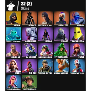 22 Skins | IKONIK 💎 | Scenario 💎 | Keep It Mello 💎 | Boogie Down 💎 | FA ✅