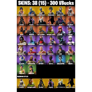 🎮 Fortnite OG S1/S2 COMPACT GRAIL – 38 Skins | Sparkle Specialist | Blue Squire | Royale Knight | Mako Glider | Rogue Agent 