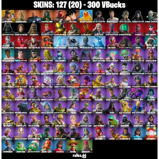 🎮 Fortnite Account — 127 Skins | Immortal Zeus (Immortal Form) | Son Goku | Lina Scorch | Sith Evie (Mask Off) | 23 EX | FA ✅