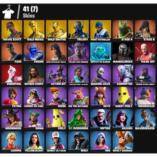 [PC/PSN/XBOX] - 41 Skins | Travis Scott 💎 | Gold Midas 💎 | Gold Brutus 💎 | Trilogy 💎 | Point Patroller 💎 | FA ✅