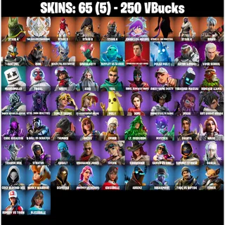 🎮 Fortnite Account – 65 Skins | PC/PSN/XBOX | Marshmello | Spider-Man | The Witcher | Harbinger Max | FA 
