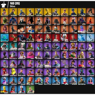 🔥 Fortnite Account – 103 Skins | Sparkle Specialist | The Reaper | Gold Midas | Take The L, Floss
