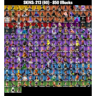 🎮 Fortnite OG GRAIL Account – 213 Skins | PC/PSN/XBOX | The Reaper | Elite Agent | Leviathan Axe | Gold Midas | 850 VB ⚡