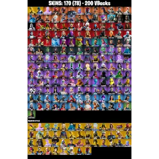 🎮 Fortnite Account  – 170 Skins | Gold Midas | RoboCop | Ice Hunter Aloy | Snowmando | T-800 | Xenomorph | 58 EX ⚡
