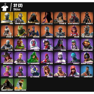🔥 Fortnite Account – 37 Skins | PC/PSN/XBOX | Eon ✨| Rogue Agent | The Prisoner | 37 EX | FA ✅