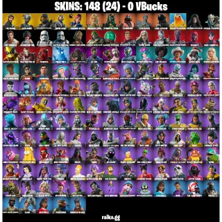 [PC/PSN/XBOX] — 148 Skins | The Reaper, Elite Agent, Immortal Zeus,  Take The L| 34 EX | FA