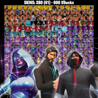 🎮 [PC/PSN/XBOX] – 280 Skins + OG STW 💎IKONIK 💎The Reaper  💎Glow 💎Lara Croft   + ⚡ORANGE JUSTICE + ⚡Take The L 