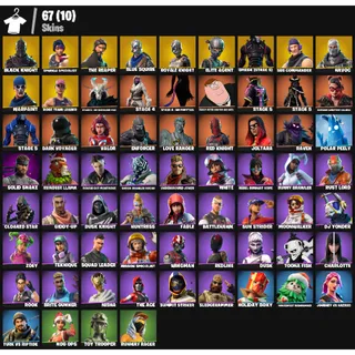 [67 Skins] | [PC/PSN/XBOX] | Black Knight 💎 The Reaper 💎 Sparkle Specialist 💎 Take The L | OG STW | FA ✅
