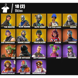 🎮 Fortnite OG Account – 18 Skins | PC/PSN/XBOX | Take The L 💎 | The Reaper 💎 | Blue Squire 💎 | Elite Agent 💎 | FA ✅