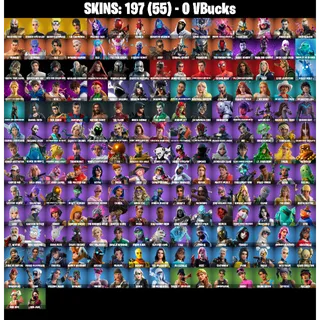 🎮 Fortnite Account – 197 Skins | PC/PSN| Gold Kratos | KAWS Skeleton | J Balvin | Naruto | 56 EX |  FA
