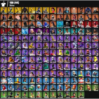 🎮 Fortnite OG GRAIL Account – 180 Skins | PC/PSN/XBOX | The Reaper ⚡ Rue | Merry Mint Axe ⚡| Omega Stage 5 | 63 EX | FA ✅