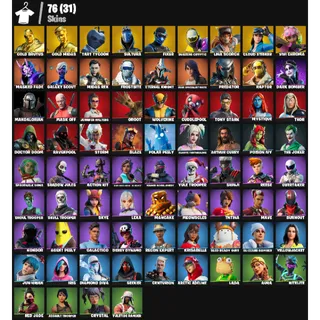 🎮 Fortnite STACKED – 76 Skins | Gold Midas 💎 | Leviathan Axe 💎 | Reaper 💎 | Astroworld Cyclone 💎 | FA ✅