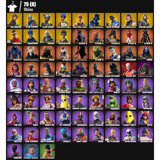 🎮 Fortnite OG GRAIL Account – 75 Skins | PC/PSN/XBOX | The Reaper ⚡ Blue Squire | Elite Agent | STW Deluxe | FA ✅