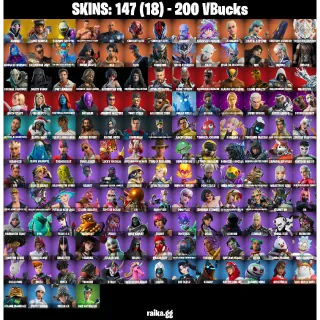 🎮 Fortnite Account — 147 Skins | Xander, Lina Scorch, Subzero Cryptic | Lara Croft (Gold) + Beskar Mandalorian | 61 EX | FA ✅