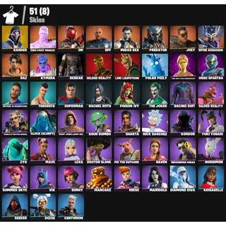 [51 Skins] | [PC/PSN/XBOX] | Xander 💎 Midas Rex 💎 Predator 💎 Lara Croft (Gold Anniversary) 💎 The Joker | FA ✅