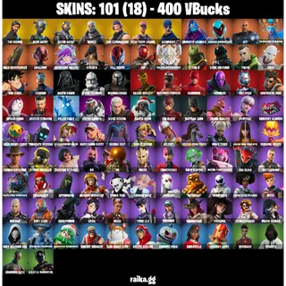 🎮 [PC/PSN/XBOX] — OG STW + Reaper | 101 Skins | Take The L | 54 EX | 400 VB