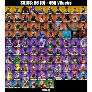 [PC/PSN/XBOX] — 96 Skins | OG STW | The Reaper, Omega Stage 5, John Wick, Demi, Psycho Bandit, Take The L  | 46 EX | FA