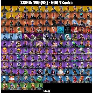 🎮 Fortnite OG STACKED Account – 149 Skins | PC/PSN/XBOX | Black Knight | The Reaper | Polo Prodigy ⚡