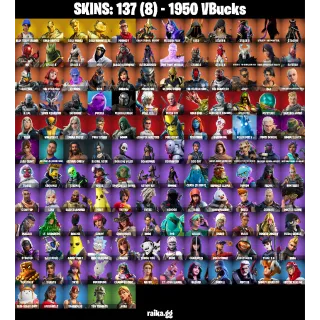 🎮 Fortnite Account — 137 Skins | Gold Midas + Brutus + Team Leader, Blue Team Leader, Lara Croft  | 1950 VB | 37 EX