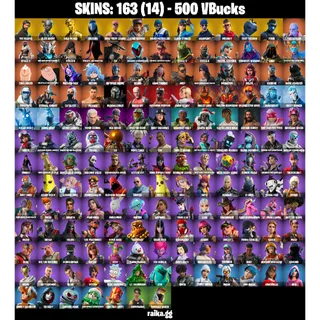 🎮 Fortnite STACKED Account – 163 Skins | PC/PSN/XBOX | The Reaper | Elite Agent  | Master Chief ⚡