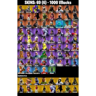 69 Skins -  PC/PSN | Travis Scott | Take The L | Rogue Agent | The Prisoner | 29 EX ⚡| FA