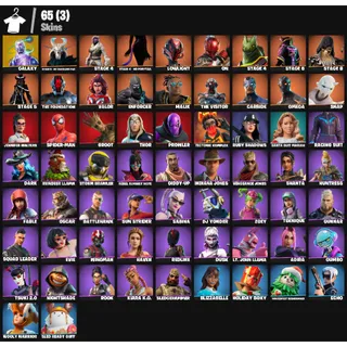 [65 Skins] | [PC/XBOX] | Galaxy 💜 Take The Elf 💎 Orange Justice 💎 Reaper 💎 Stellar Axe | FA ✅