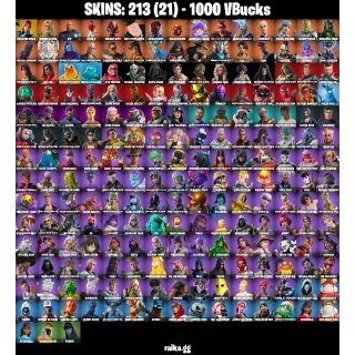 [PC/PSN/XBOX] | Fortnite Account — 213 Skins | Master Chief, Immortal Zeus, Fancy Peter Griffin | Lara Croft (Gold Anniversary)