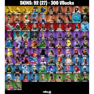 [PC/PSN/XBOX] — 92 Skins | Gold Midas✨, Cloud Striker, Lara Croft✨ | 55 EX | FA