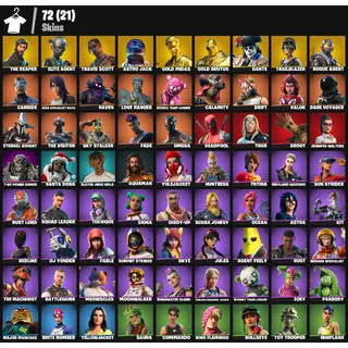 [72 Skins] | [PC/XBOX] | Travis Scott 🔥 Astro Jack 💎 The Reaper 💎 Elite Agent 💎 Take The L 🔥 | Gold Midas | FA ✅