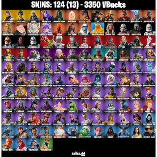 🎮 [PC/PSN/XBOX] – 124 Skins 💎Pac-Man 💎Immortal Zeus 💎Ahsoka Tano 💎Shredder 💎Bender + ⚡BOOGIE DOWN + ⚡3350 V-Bucks